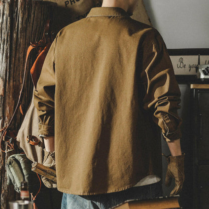 Long-sleeved Cotton Shirt P0080.