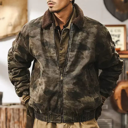 Camouflage Work Boa Jacket A1126