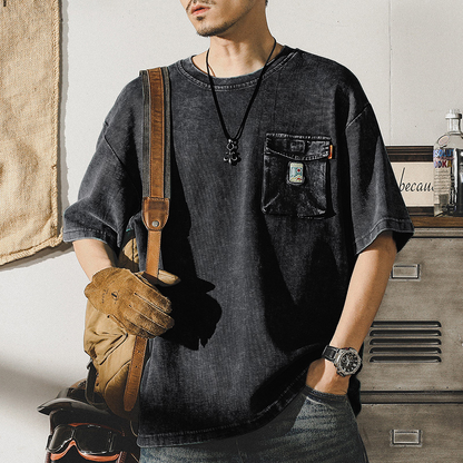 Short-sleeved T-shirt Men's A0915