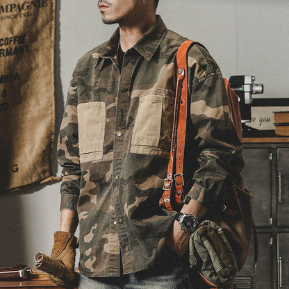 Camouflage Long-sleeved Shirt A0109