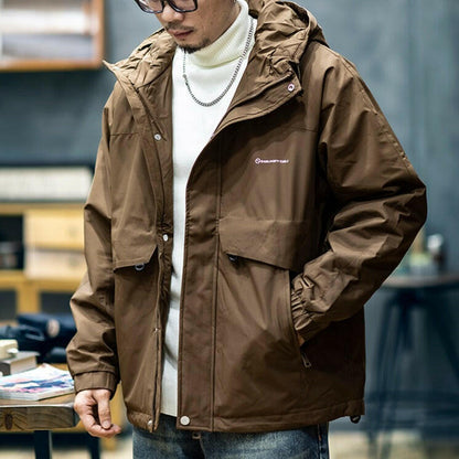 Hooded Loose  thickened Casual Jacket A0658