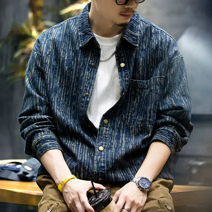 Denim Shirt Long sleeve A1047