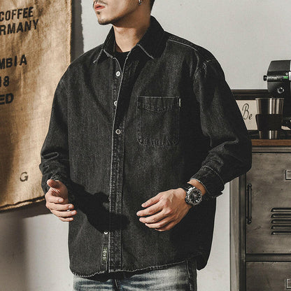 Retro Denim Men's Jacket P0071.