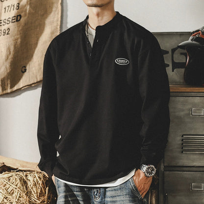 Men's Long-sleeved  POLO Shirt A0724