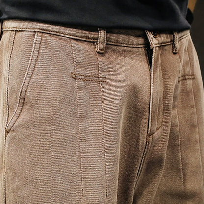Jeans Straight Casual Long Pants A1034