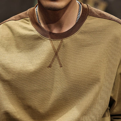 Round Neck Long sleeve T-shirt A1039