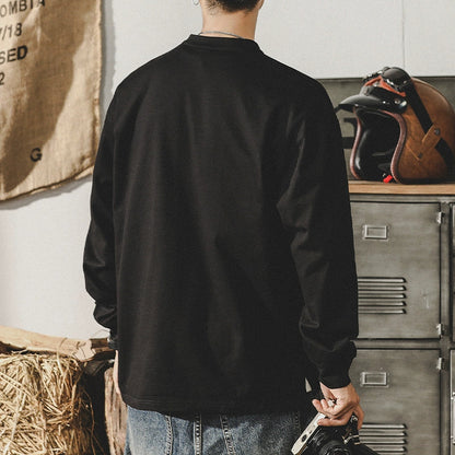 Men's Long-sleeved  POLO Shirt A0724