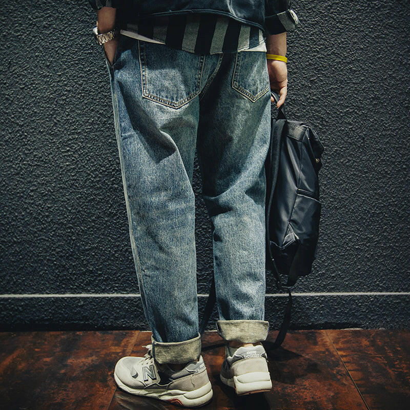 Straight All-match Jeans P0020.