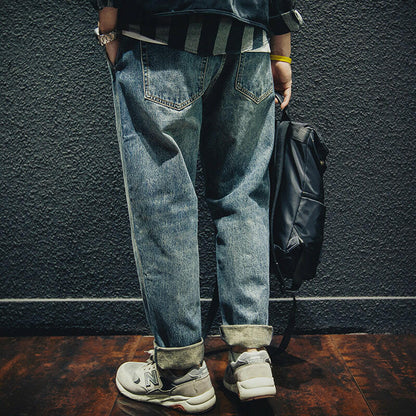 Straight All-match Jeans P0020.