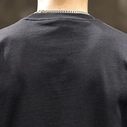 Round Neck Long-sleeved T-shirt A1040