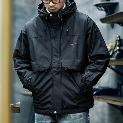 Hooded Loose  thickened Casual Jacket A0658