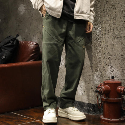 Straight Leg Loose Long Pants A1023