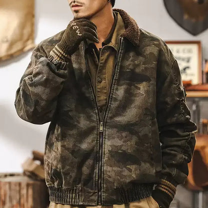 Camouflage Work Boa Jacket A1126