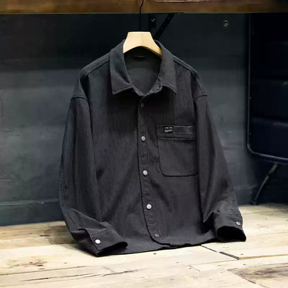 Corduroy Shirt Casual Jacket A1049