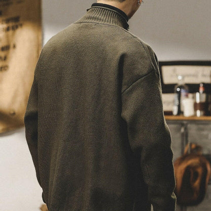 Cardigan Sweater Men's Knit A0684