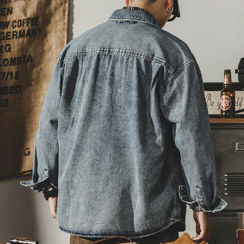 Retro Denim Men's Jacket P0071.