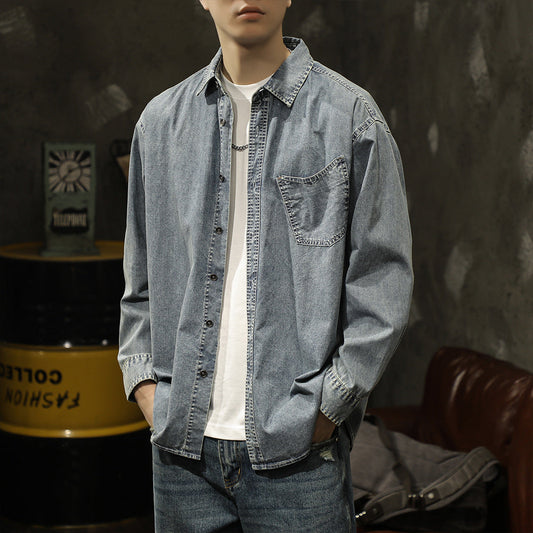 Denim Jacket Oversize Shirt A1028