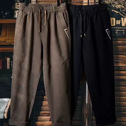 Loose Tapered Straight Casual Pants A1173