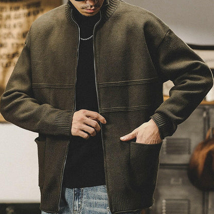 Cardigan Sweater Men's Knit A0684