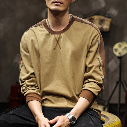 Round Neck Long sleeve T-shirt A1039