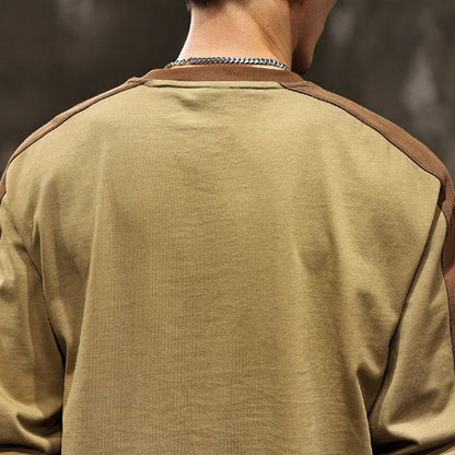 Round Neck Long sleeve T-shirt A1039