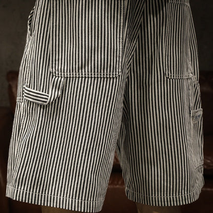 Street Vertical Striped Denim A1008
