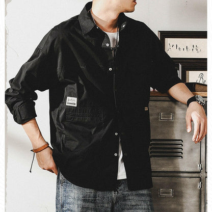 Long-sleeved Men's Casual Shirt A0101