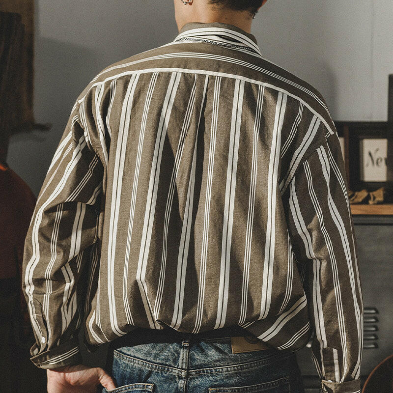 Striped Men's Shirt P0070.