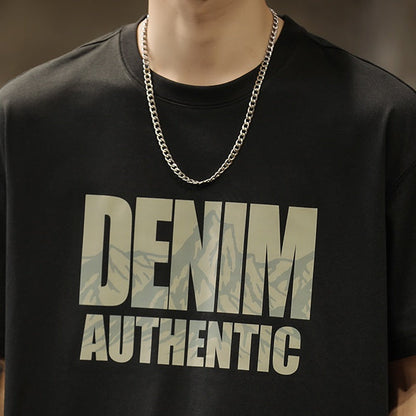 Round Neck Short-sleeved T-shirt A1014