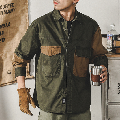 Long-sleeved Tough Guy Shirt A0836