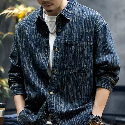 Denim Shirt Long sleeve A1047