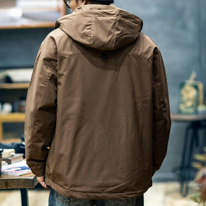 Hooded Loose  thickened Casual Jacket A0658