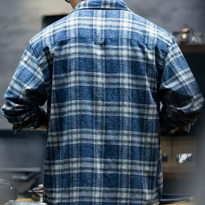 Long Sleeve Plaid Shirt A1048