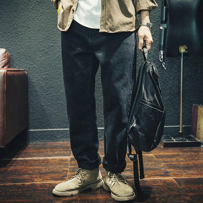 Black Straight Jeans P0012.