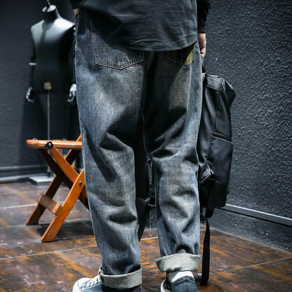 Retro Straight Jeans P0043.
