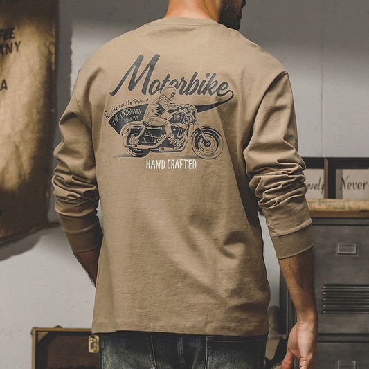 American Motorcycle Print Clothes A0910