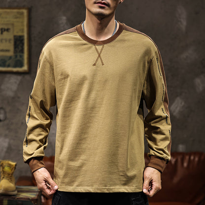 Round Neck Long sleeve T-shirt A1039
