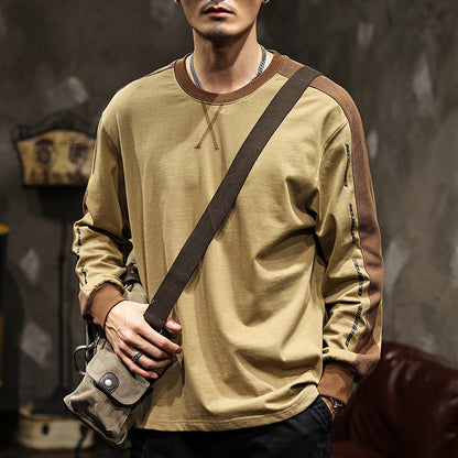 Round Neck Long sleeve T-shirt A1039