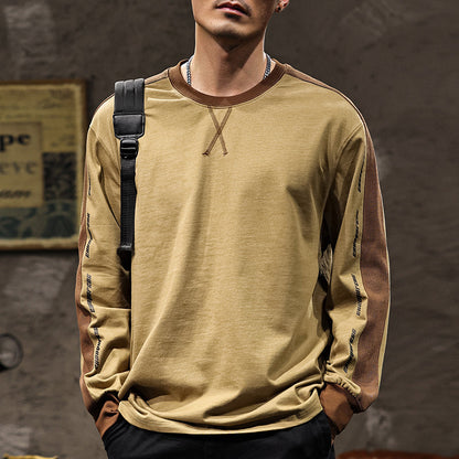 Round Neck Long sleeve T-shirt A1039