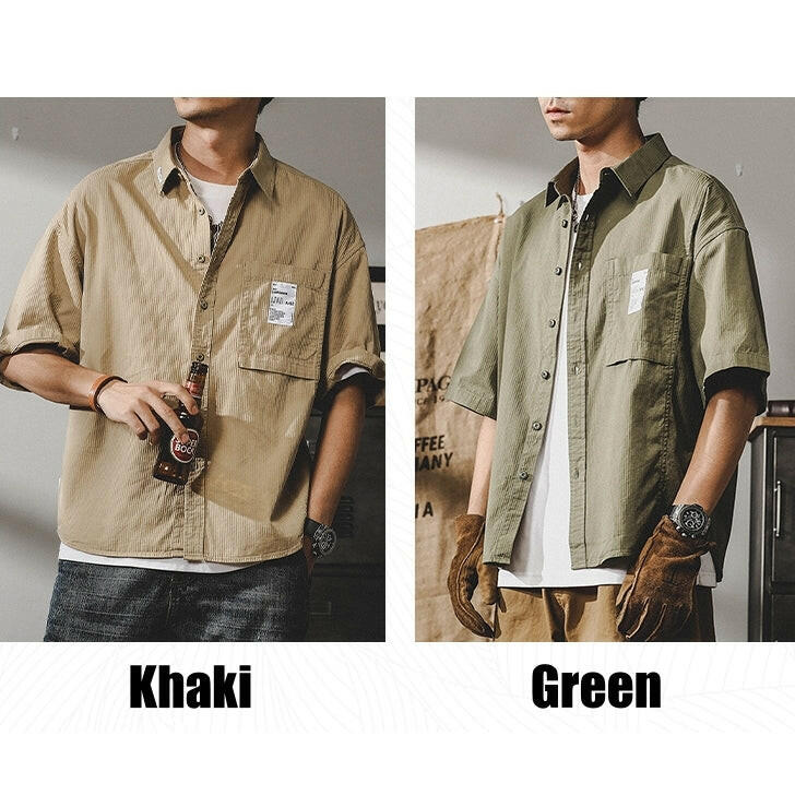 Summer Short-sleeved Shirt A0090