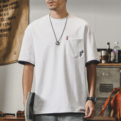 Simple Basic Style Half-sleeved T-shirt A0953