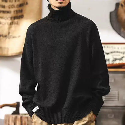 Turtleneck Loose Sweater A1160