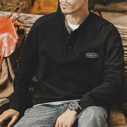 Men's Long-sleeved  POLO Shirt A0724