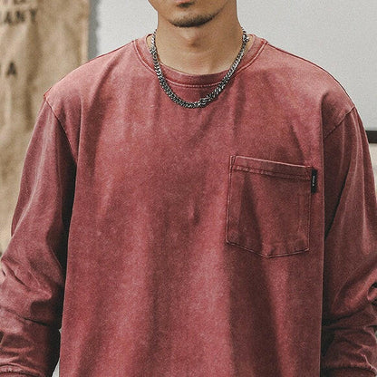 American Long-sleeved T-shirt Men's A0334