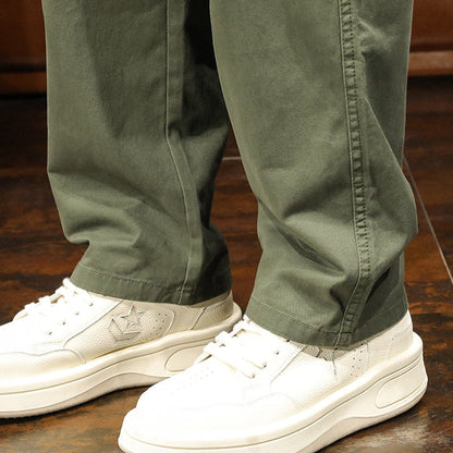 Straight Leg Loose Long Pants A1023