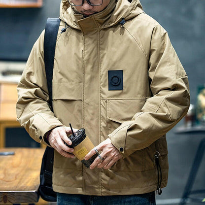 Hooded Loose Thickened Jacket A0660