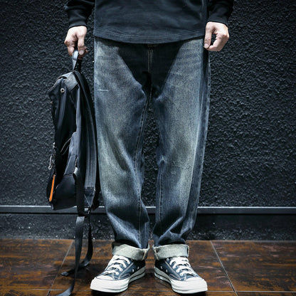 Retro Straight Jeans P0043.