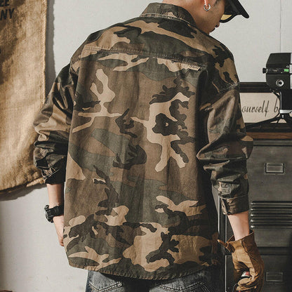 Camouflage Long-sleeved Shirt A0109