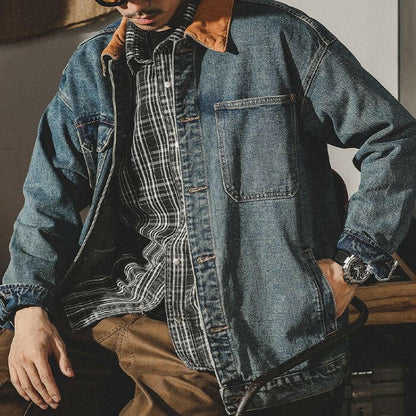 American Classic Retro Denim Loose Jacket A0631