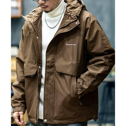 Hooded Loose  thickened Casual Jacket A0658